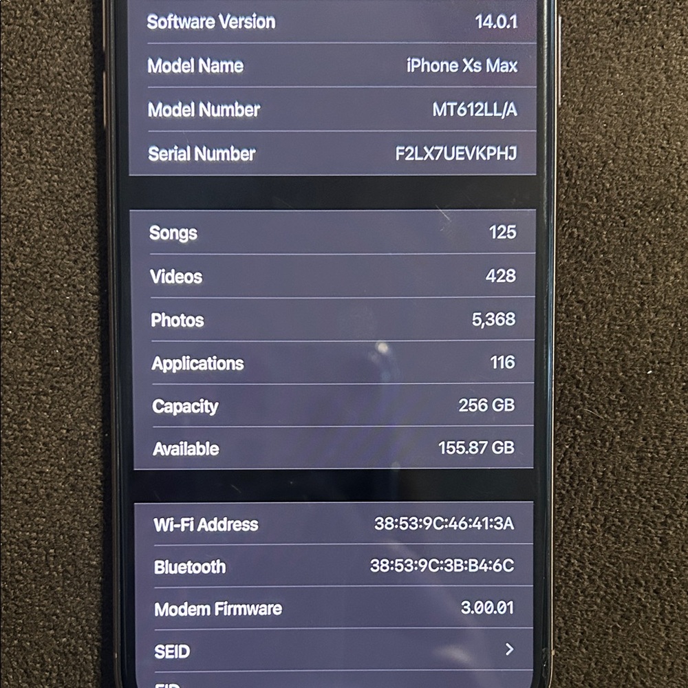 Apple iPhone 256GB AT&T - Picture 4 of 5